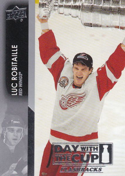 insert karta LUC ROBITAILLE 21-22 UD Ser. 1 Day With the Cup Flashbacks 