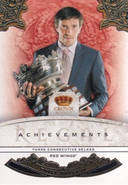 insert karta PAVEL DATSYUK 10-11 Crown Royale Regal Achievements /499