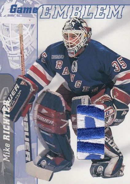 patch karta MIKE RICHTER 00-01 BAP Signature Series Game Emblem /10