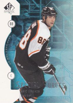 insert karta ERIC LINDROS 99-00 SP Authentic Special Forces číslo SF8