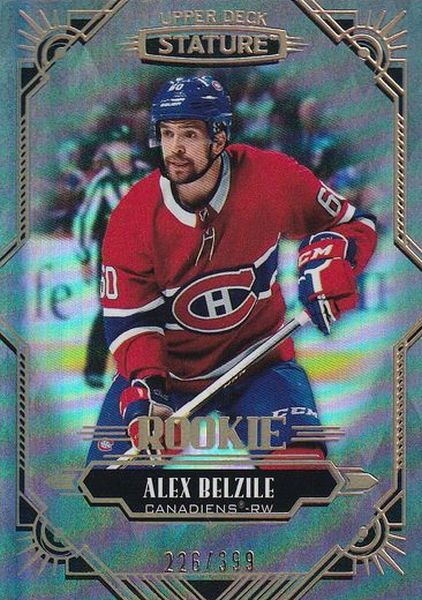 insert RC karta ALEX BELZILE 20-21 Stature Rookie /399