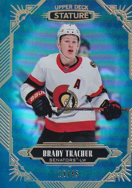 paralel karta BRADY TKACHUK 20-21 Stature Blue /45