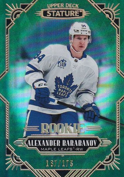 insert RC karta ALEXANDER BARABANOV 20-21 Stature Rookie Green /175