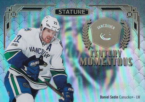 insert karta DANIEL SEDIN 20-21 Stature Century Momentous číslo CM-15