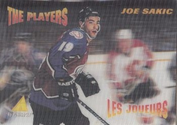 insert karta JOE SAKIC 95-96 Pinnacle The Players Checklist 