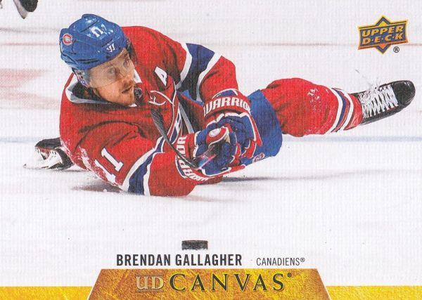 insert karta BRENDAN GALLAGHER 20-21 UD Ser. 2 Canvas číslo C166