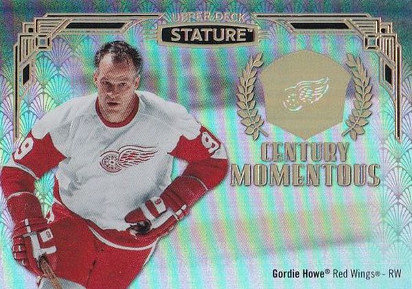 insert karta GORDIE HOWE 20-21 Stature Century Momentous číslo CM-20