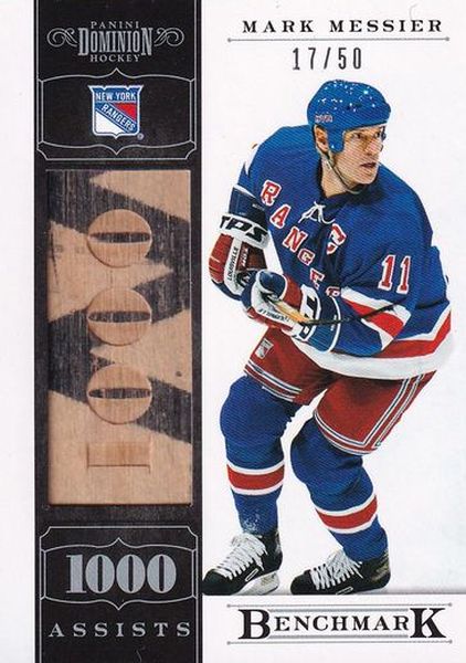 stick karta MARK MESSIER 11-12 Dominion Benchmark Stick /50