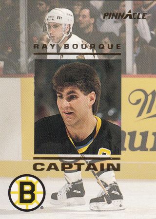insert karta RAY BOURQUE 93-94 Pinnacle Captain Canadian číslo CA2