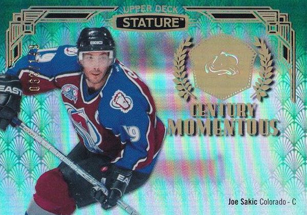 insert karta JOE SAKIC 20-21 Stature Century Momentous Green /149