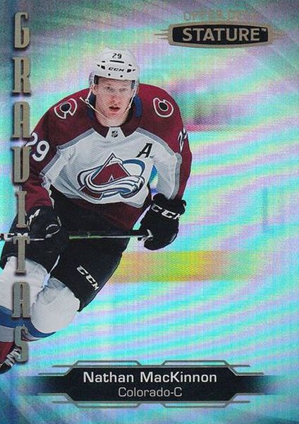 insert karta NATHAN MacKINNON 20-21 Stature Gravitas číslo G-8