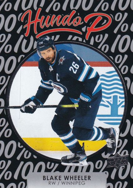 insert karta BLAKE WHEELER 21-22 UD Ser. 1 Hundo P číslo HP-12