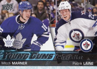 insert RC karta MARNER/LAINE 16-17 UD Ser. 2 Young Guns číslo 500