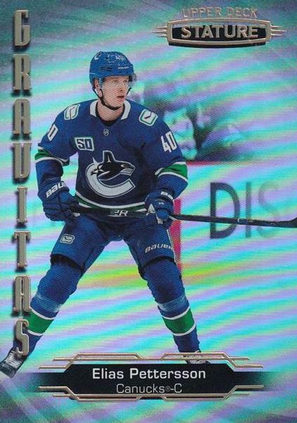 insert karta ELIAS PETTERSSON 20-21 Stature Gravitas číslo G-23