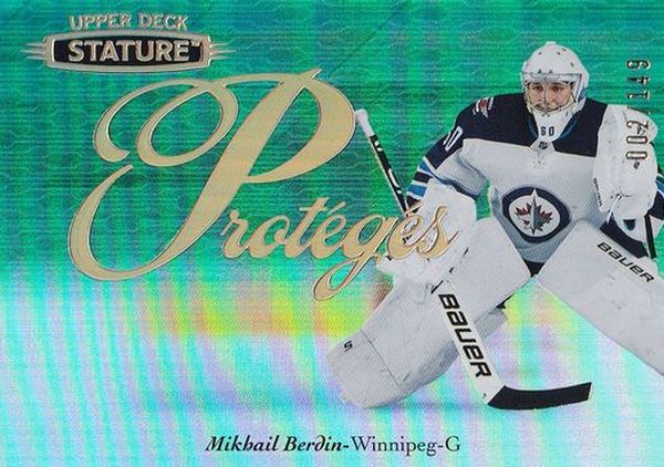 insert RC karta MIKHAIL BERDIN 20-21 Stature Proteges Green /149