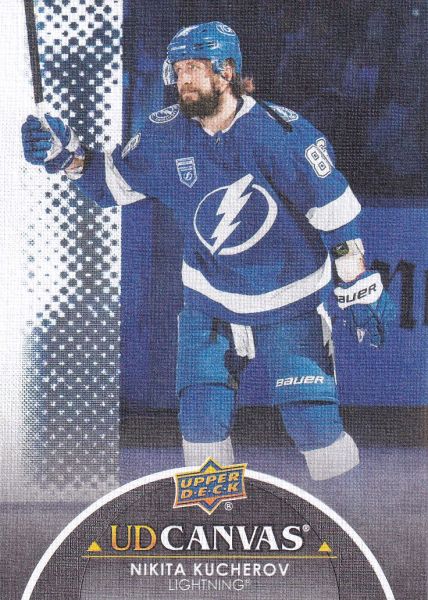 SP insert karta NIKITA KUCHEROV 21-22 UD Ser. 2 Canvas Black číslo C193