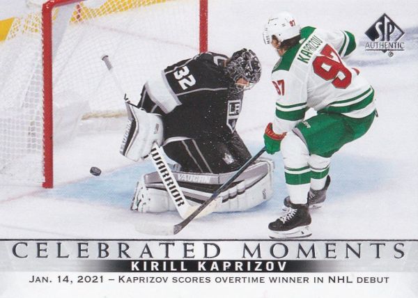 insert RC karta KIRILL KAPRIZOV 20-21 SP Authentic Celebrated Moments číslo 113