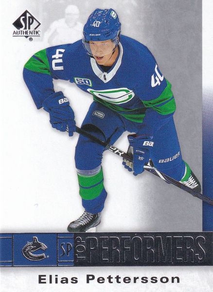 insert karta ELIAS PETTERSSON 20-21 SP Authentic Top Performers číslo TP-EP