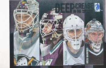 insert karta GIGUERE/GERBER/BRYZGALOV 03-04 BAP Memorabilia Deep in the Crease