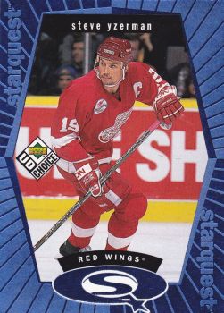 insert karta STEVE YZERMAN 98-99 UD Choice Starquest Blue číslo SQ18