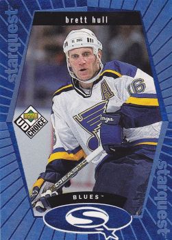 insert karta BRETT HULL 98-99 UD Choice Starquest Blue číslo SQ22