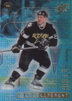 insert karta BRETT HULL 99-00 SPx SpxCitement číslo X10