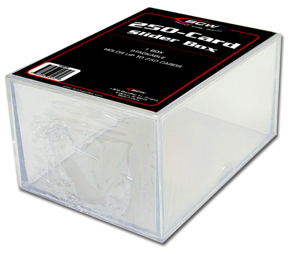 BCW Plastová krabička na 250 karet 2-dílná, 1 ks
