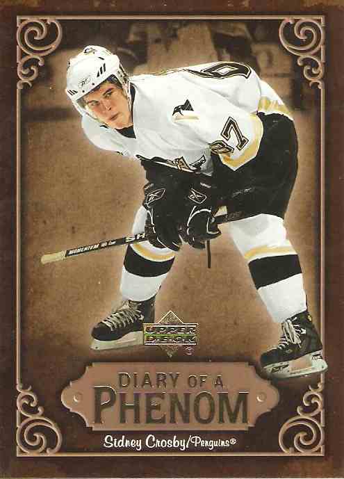 insert RC karta SIDNEY CROSBY 05-06 UD Ser. 2 Diary of a Phenom číslo DP23