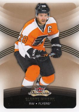 řadová karta CLAUDE GIROUX 15-16 Fleer Showcase číslo 19