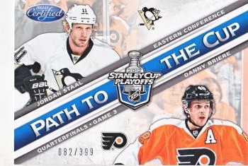 insert karta STAAL/BRIERE 12-13 Certified Path to the Cup /399
