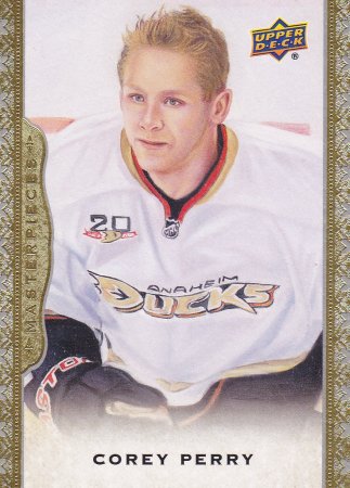 řadová karta COREY PERRY 14-15 Masterpieces číslo 1