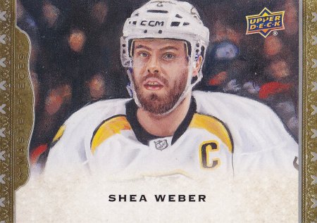 řadová karta SHEA WEBER 14-15 Masterpieces číslo 19