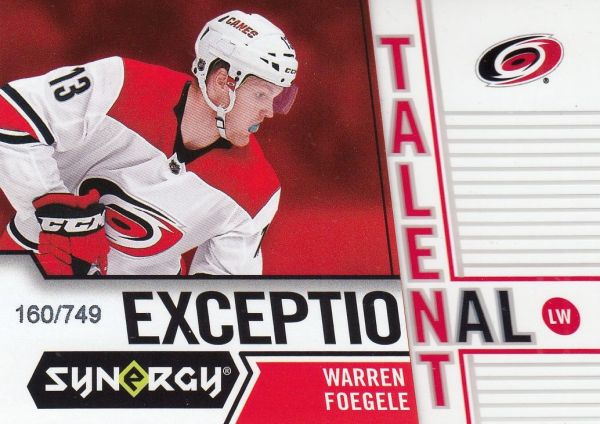 insert RC karta WARREN FOEGELE 18-19 Synergy Exceptional Talent /749