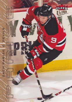 paralel karta ZACH PARISE 09-10 Fleer Ultra Gold Medallion číslo 89