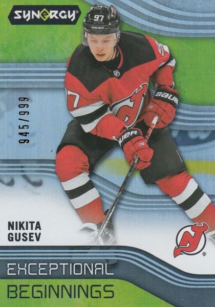 insert RC karta NIKITA GUSEV 19-20 Synergy Exceptional Beginnings /999