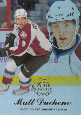 insert karta MATT DUCHENE 14-15 Fleer Showcase Flair Showcase Style číslo 23