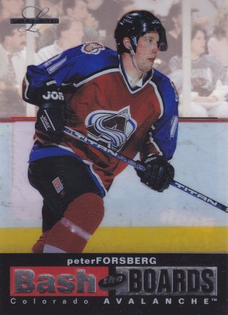 insert karta PETER FORSBERG 96-97 Leaf Limited Bash the Boards /3500