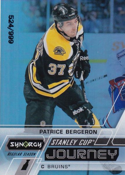 insert karta PATRICE BERGERON 20-21 Synergy Stanley Cup Journey /999