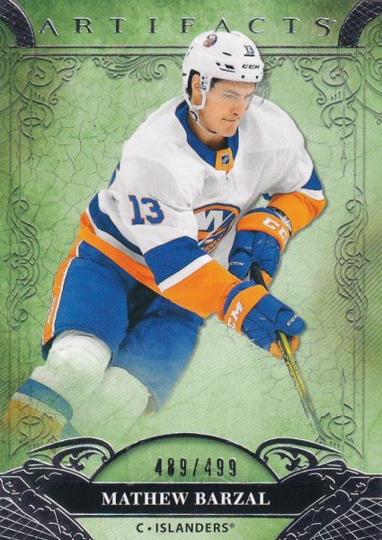 insert karta MATHEW BARZAL 20-21 Artifacts Stars /499