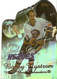 insert karta BOBBY NYSTROM 03-04 Topps Stanley Cup Heroes číslo SCH-BN