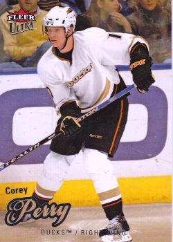 řadová karta COREY PERRY 08-09 Fleer Ultra číslo 104