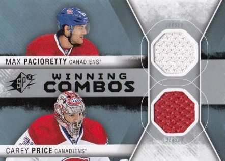 jersey karta PACIORETTY/PRICE 14-15 SPx Winning Combos číslo WC-PP