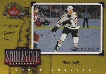 insert karta CHRIS CHELIOS 97-98 Canadian Ice Stanley Cup Scrapbook /2000