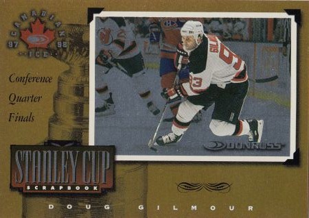 insert karta DOUG GILMOUR 97-98 Canadian Ice Stanley Cup Scrapbook /2000