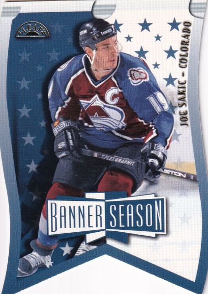 insert karta JOE SAKIC 97-98 Leaf Banner Season /3500