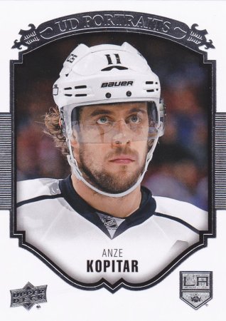 insert karta ANZE KOPITAR 15-16 UD Ser. 1 Portraits číslo P-39