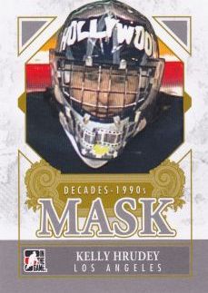 insert karta KELLY HRUDEY 13-14 ITG Decades 1990s Mask číslo DM-13