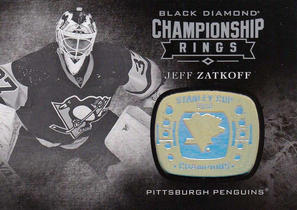 insert karta JEFF ZATKOFF 16-17 Black Diamond Championship Rings číslo CR-JZ
