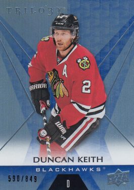 paralel karta DUNCAN KEITH 16-17 Trilogy Rainbow Blue /849