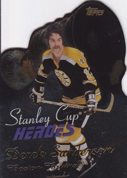 insert karta DEREK SANDERSON 02-03 Topps Stanley Cup Heroes číslo SCH-DS